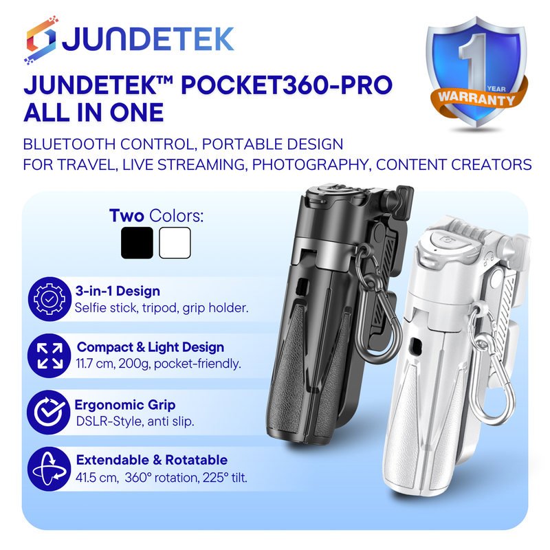 JUNDETEK™ Pocket360 Pro All-In-One