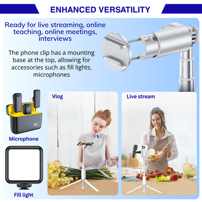 JUNDETEK™ Pocket360-X96 Auto-Open Tripod